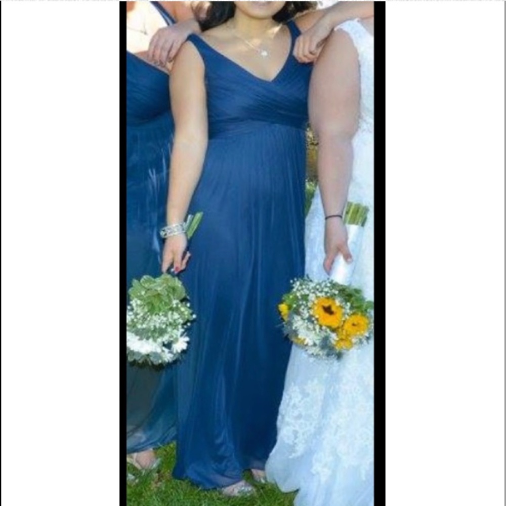 Navy gown